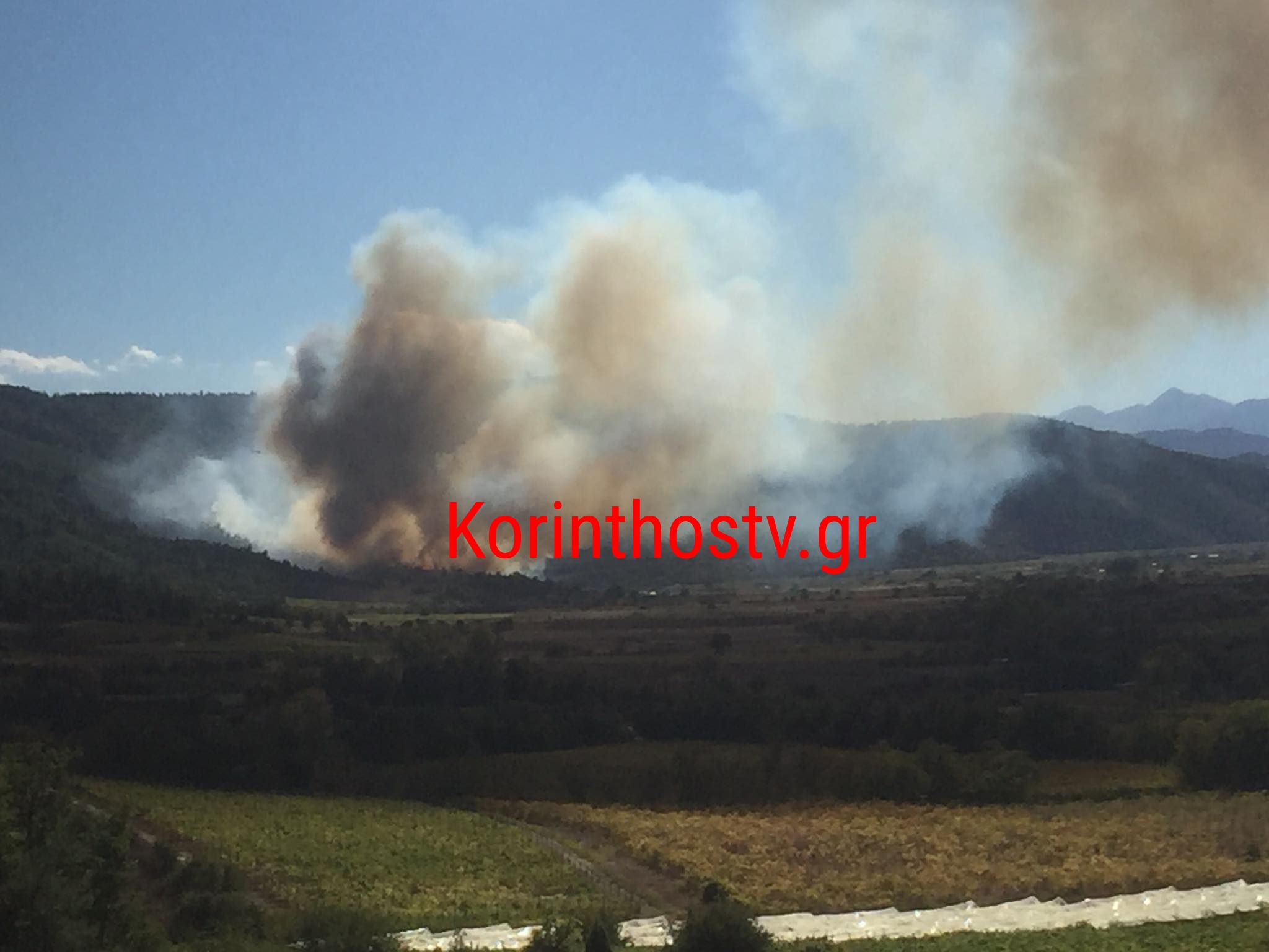 φωτιά Κόρινθος