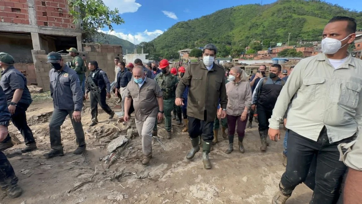 Μαδούρο: Ο πρόεδρος της Βενεζουέλας μίλησε για τις κατολισθήσεις στην πόλη Λας Τεχερίας