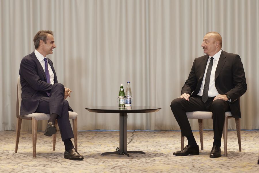 Μητσοτάκης συνάντησης που είχε στη Σόφια με τον πρόεδρο του Αζερμπαϊτζάν