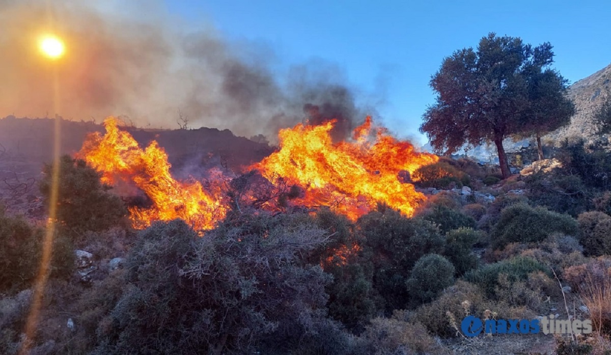 φωτιά στη Νάξο
