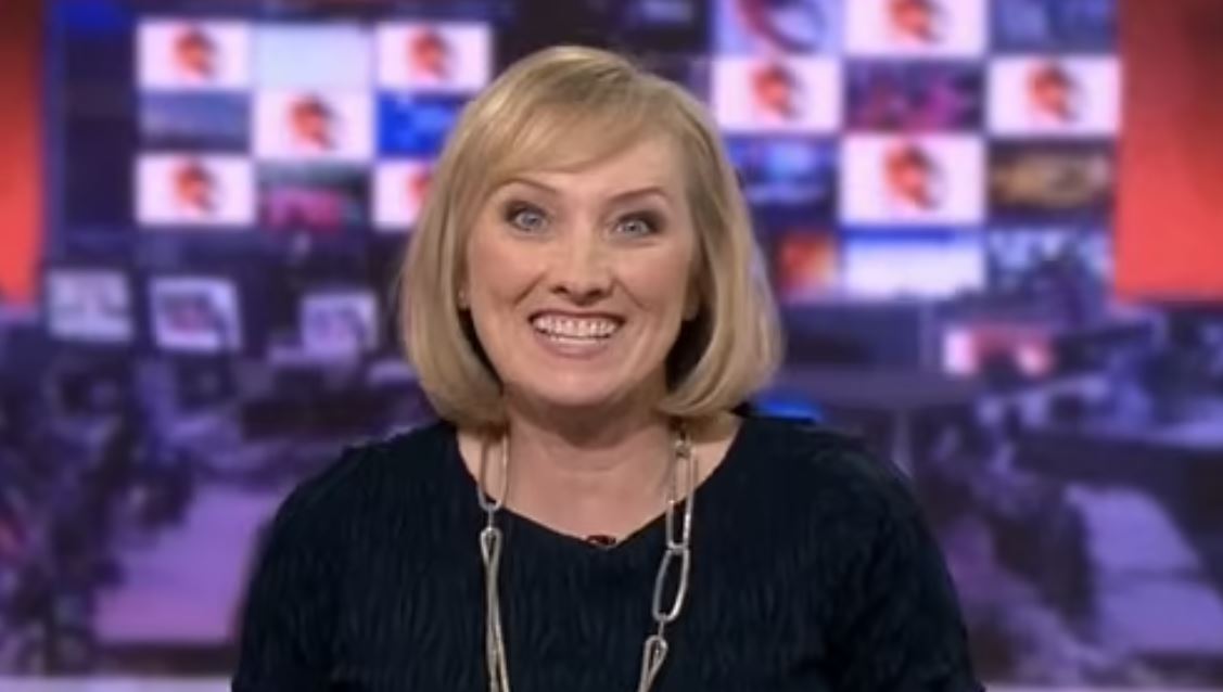 παρουσιάστρια BBC