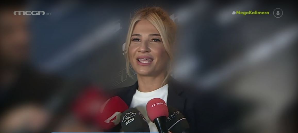 Φαίη Σκορδά: Η αντίδρασή της όταν την ρώτησαν για τον Γιώργο Λιάγκα και την Δούκισσα Νομικού
