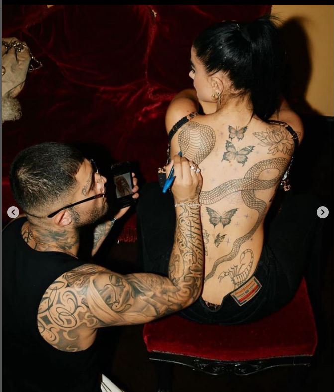 Σοφία Χατζηπαντελή τατουάζ