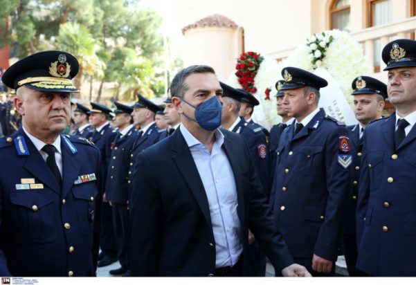 Τσίπρας κηδεία Νικολαΐδη