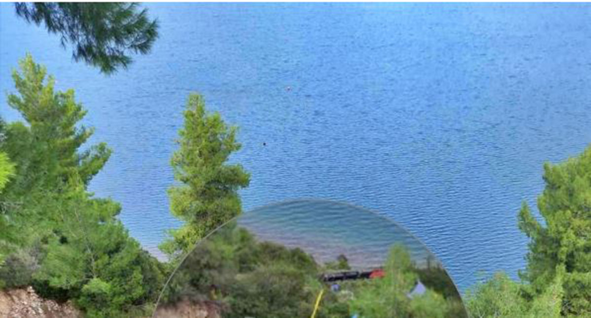 τροχαίο στην Εύβοια- γκρεμός