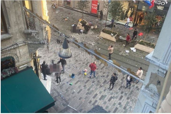 έκρηξη στην Κωνσταντινούπολη