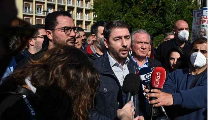 Νίκος Ανδρουλάκης - απεργία