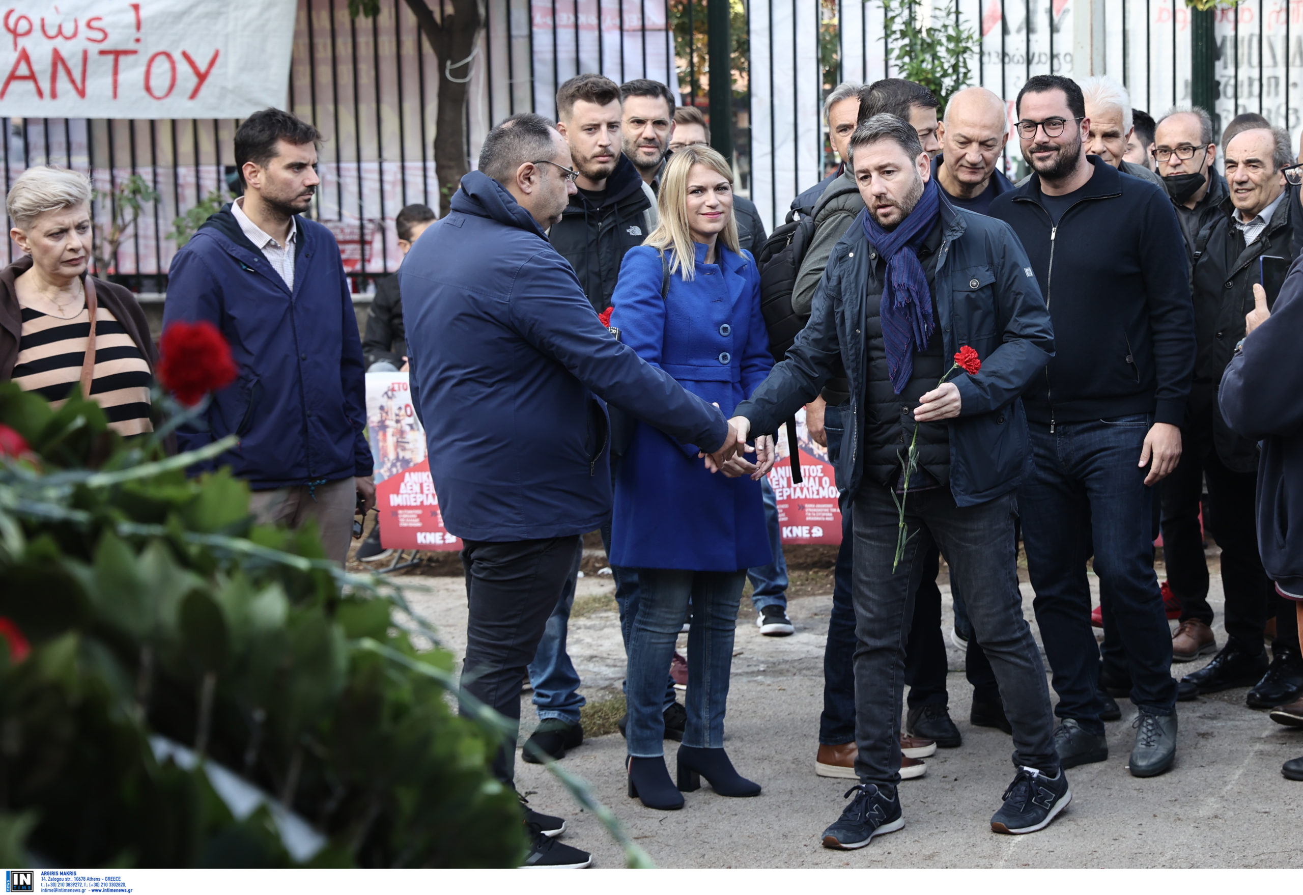 Νίκος Ανδρουλάκης στο Πολυτεχνείο