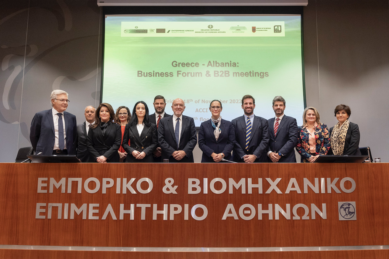 Σημαντικές εμπορικές συμφωνίες και Μνημόνια Συνεργασίας στο Επιχειρηματικό Forum Ελλάδας – Αλβανίας