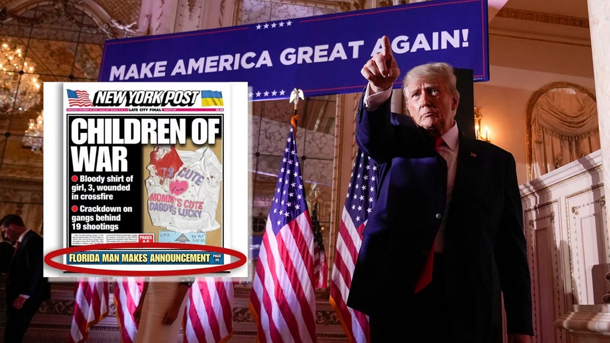 Η New York Post του Μέρντοχ… έθαψε τον Τραμπ: «Συνταξιούχος από τη Φλόριντα βάζει υποψηφιότητα»