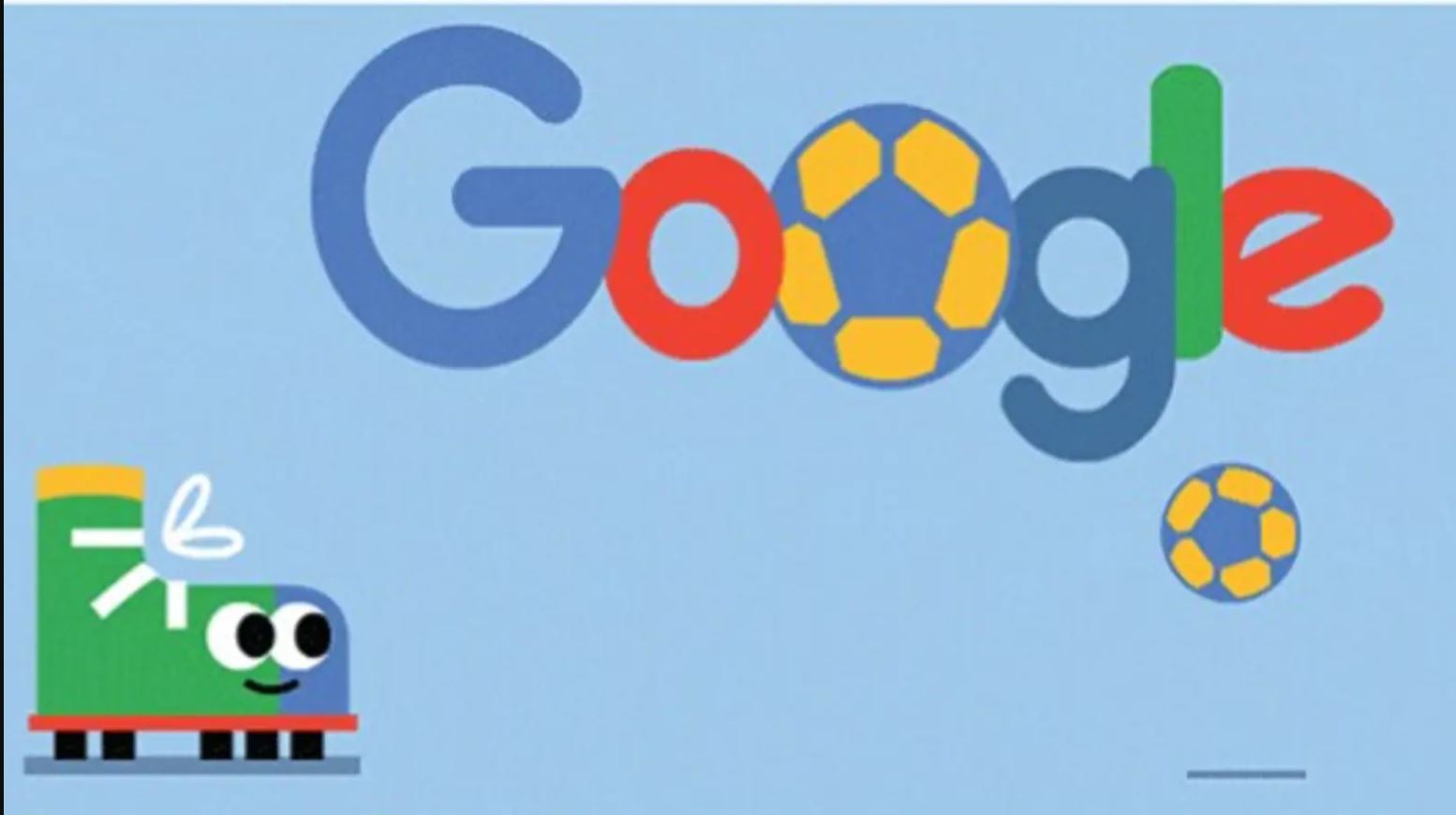 Το Google Doodle για την έναρξη του Μουντιάλ