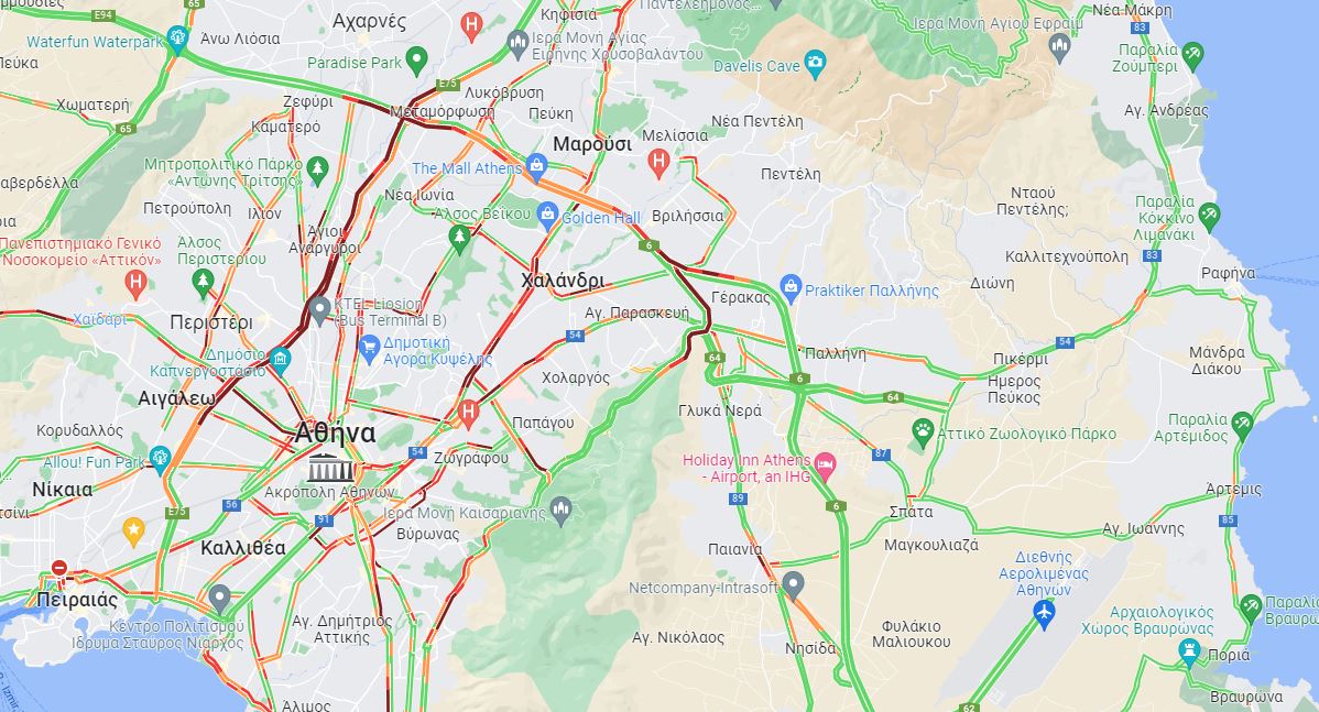 ο χάρτης της κίνησης