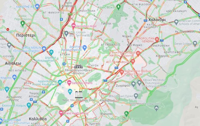 χάρτης κίνησης