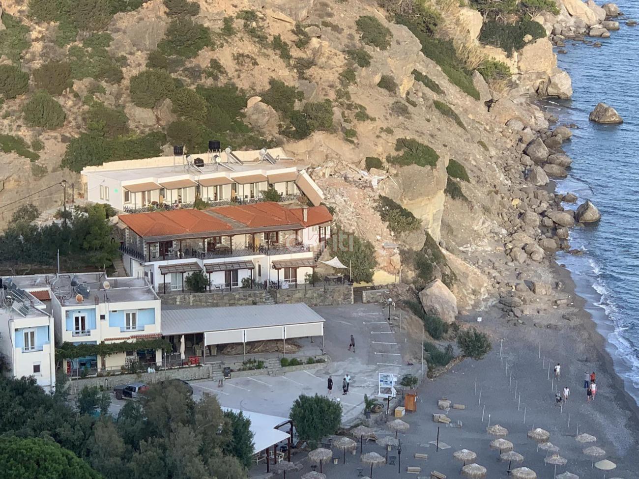 Κρήτη κατολίσθηση