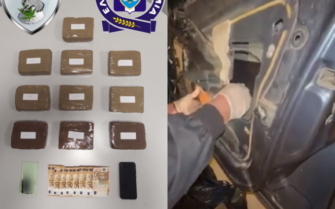 Θεσσαλονίκη: Ζευγάρι είχε κρύψει δέκα κιλά ηρωίνη σε πόρτα αυτοκινήτου