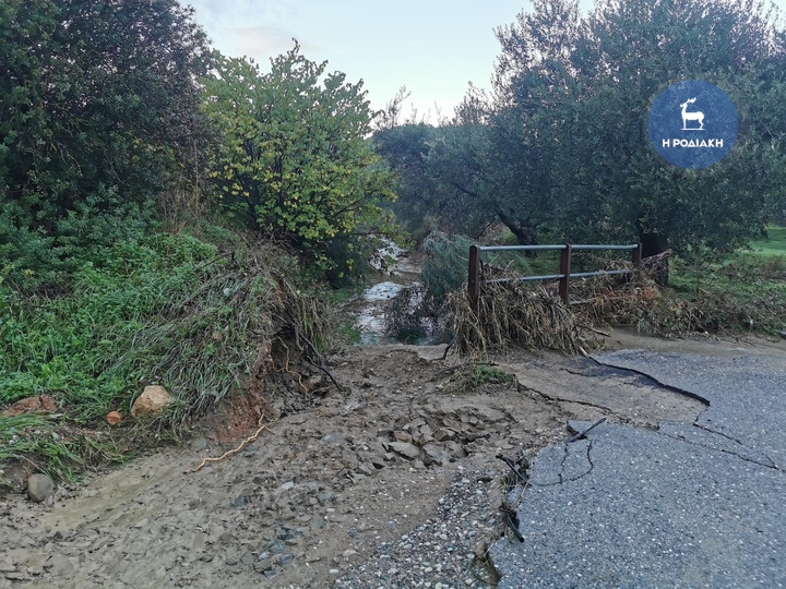 κακοκαιρία Ρόδος 