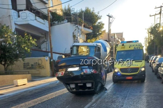 τροχαίο στα Χανιά