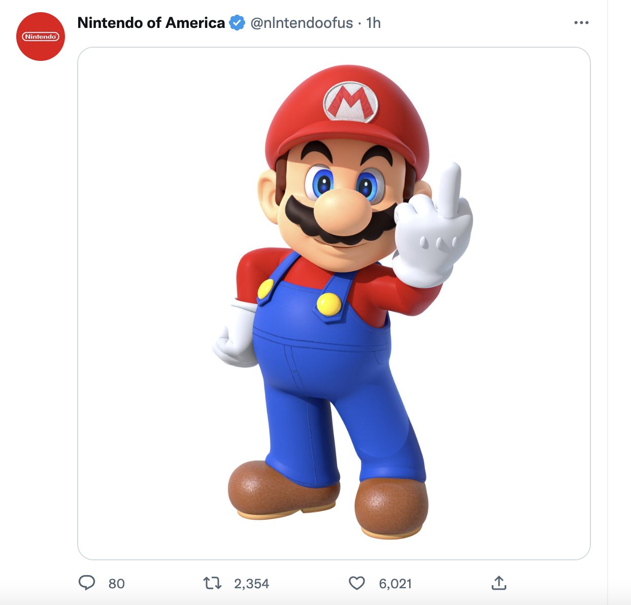 Twitter fake nintendo