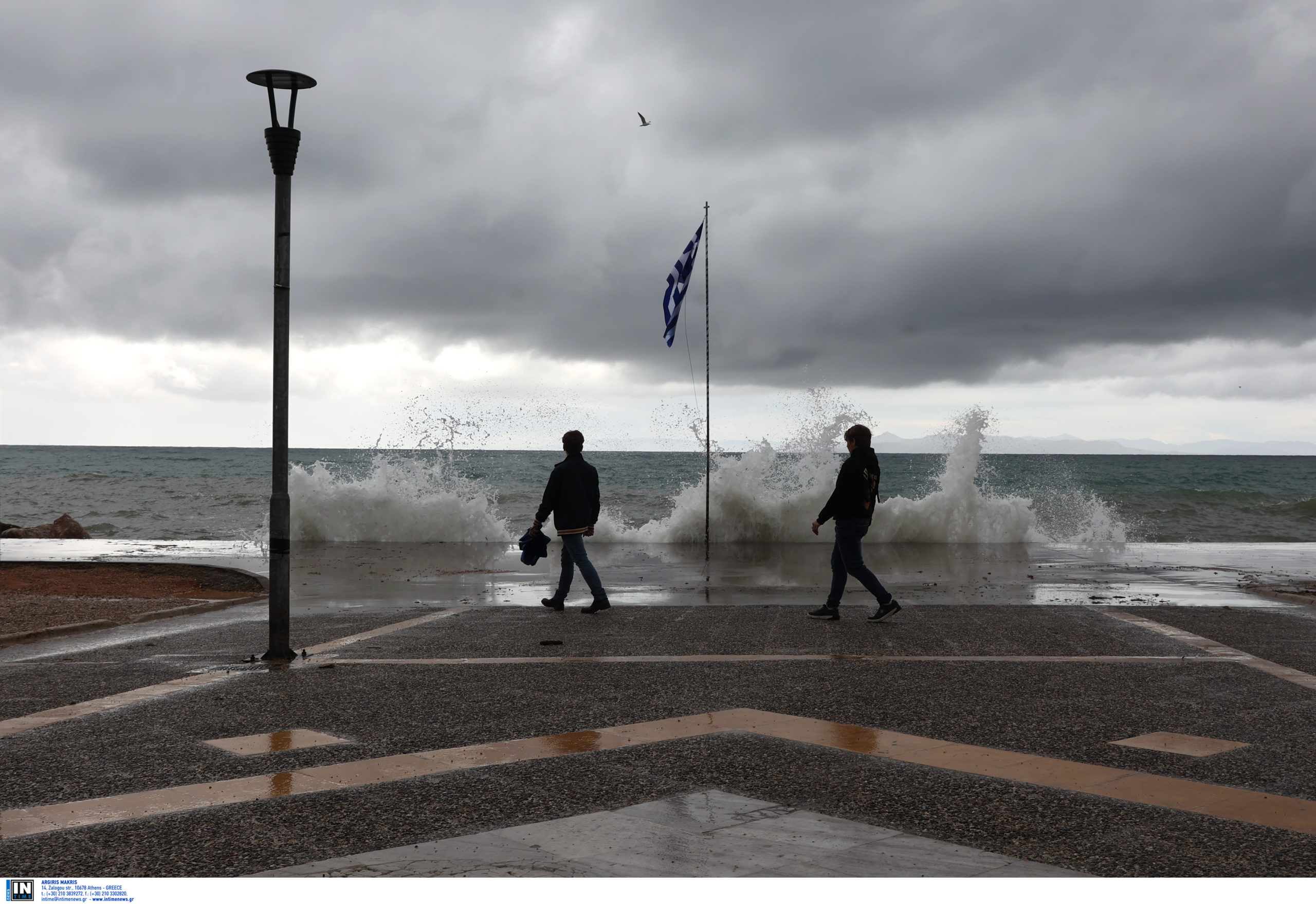 Κακοκαιρία EVA: Πού καταγράφηκαν τα μεγαλύτερα ύψη βροχής το πρωί της Δευτέρας