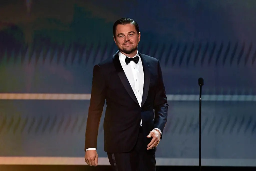 Leonardo DiCaprio in a suit