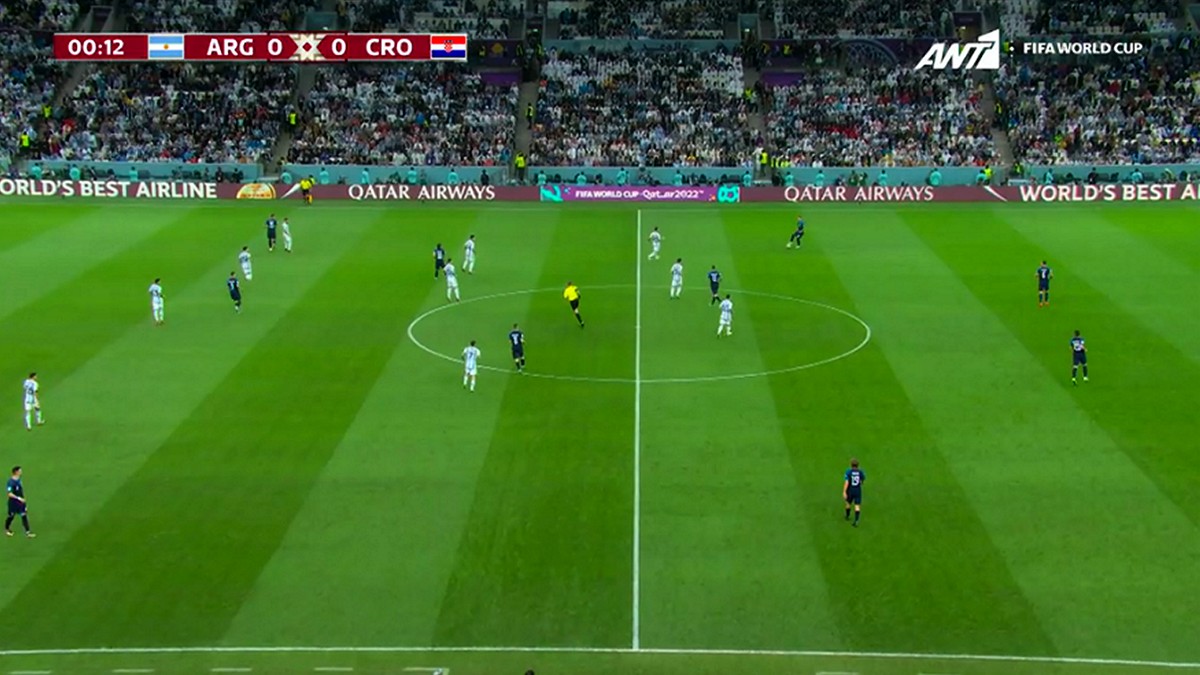 Γιάννης Διακογιάννης: Ενός λεπτού σιγή στη μνήμη του στην έναρξη του αγώνα Αργεντινή – Κροατία