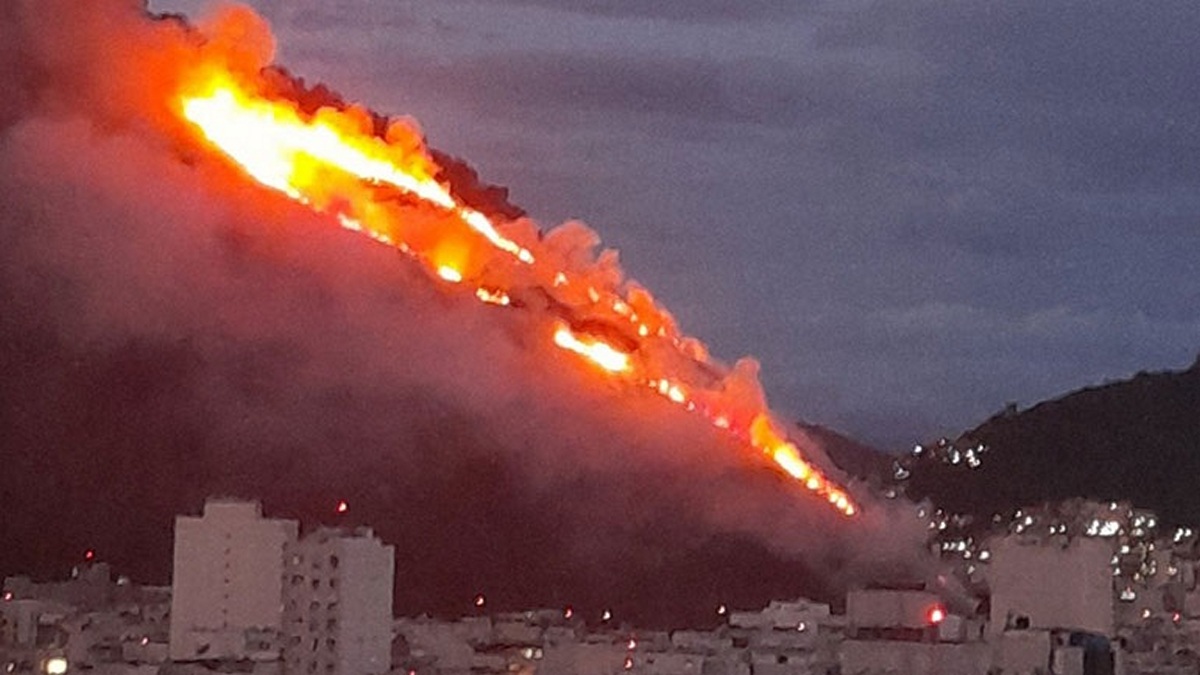 Βραζιλία: Φωτιά στην Κοπακαμπάνα