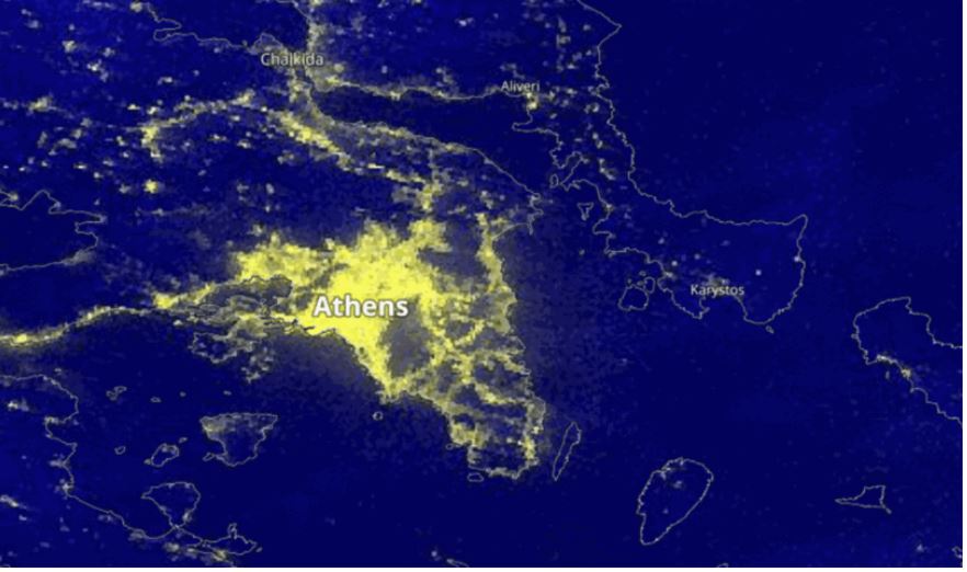 Χριστούγεννα στην Αθήνα- διάστημα