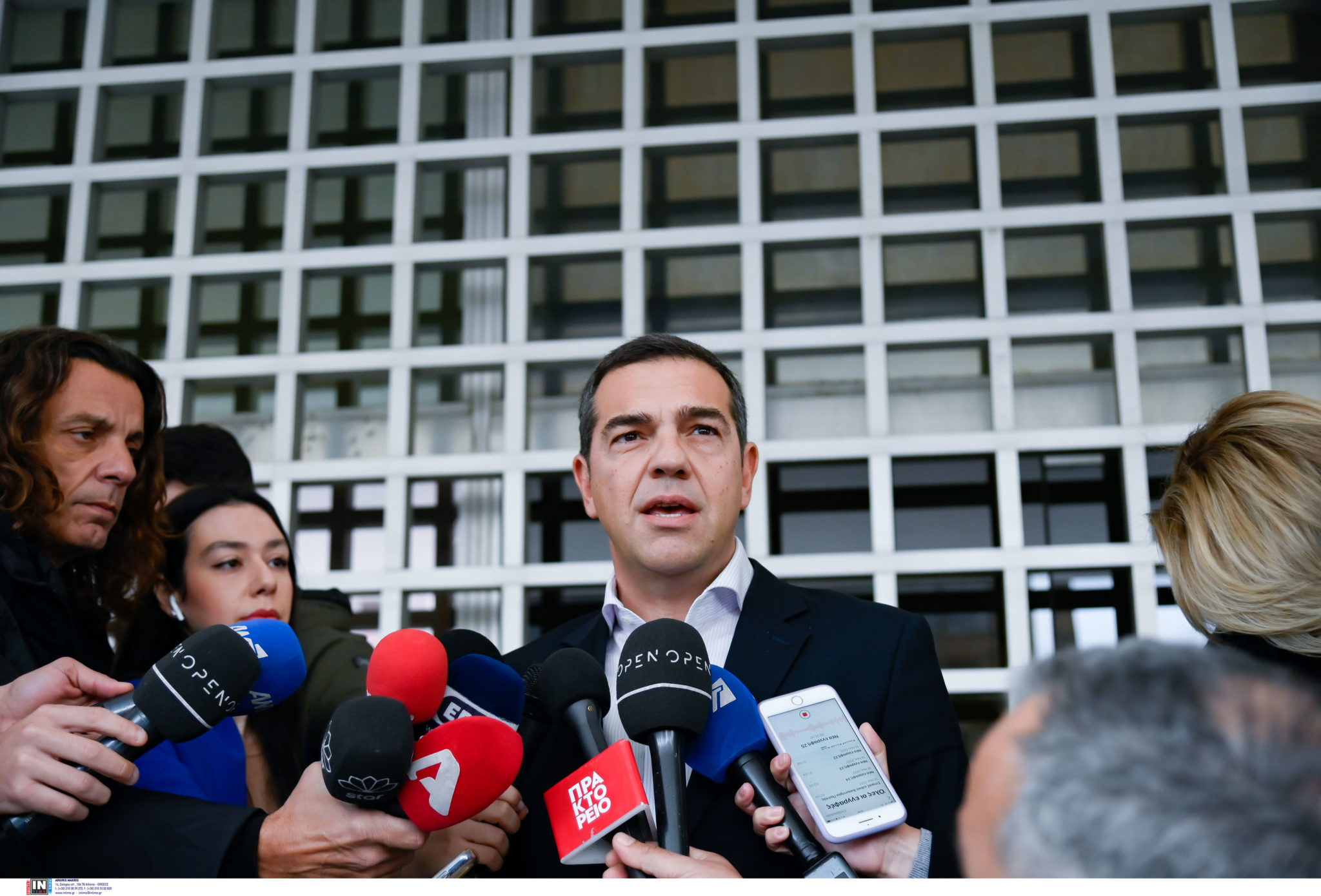 Ο Αλέξης Τσίπρας στον Άρειο Πάγο