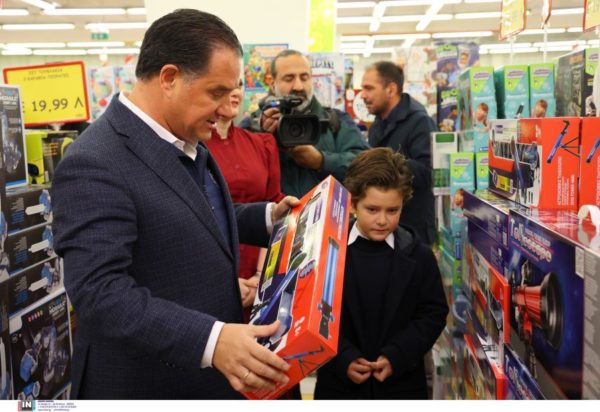 Άδωνις Γεωργιάδης γιος Χριστούγεννα