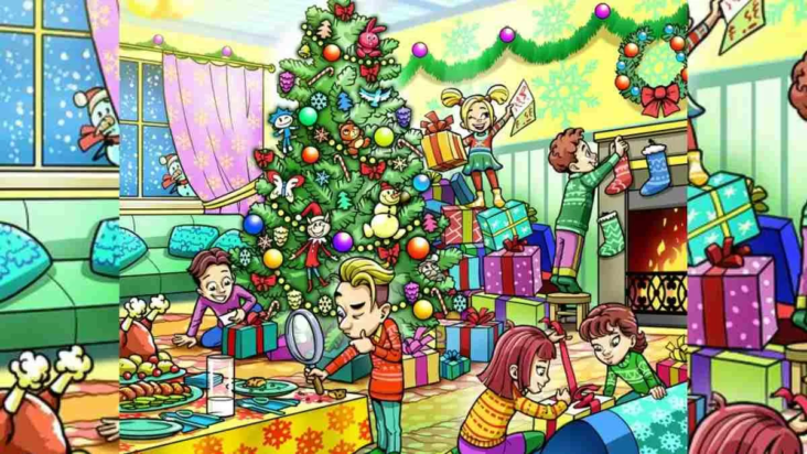 Άγιος Βασίλης Άγιος Βασίλης οπτική ψευδαίσθηση