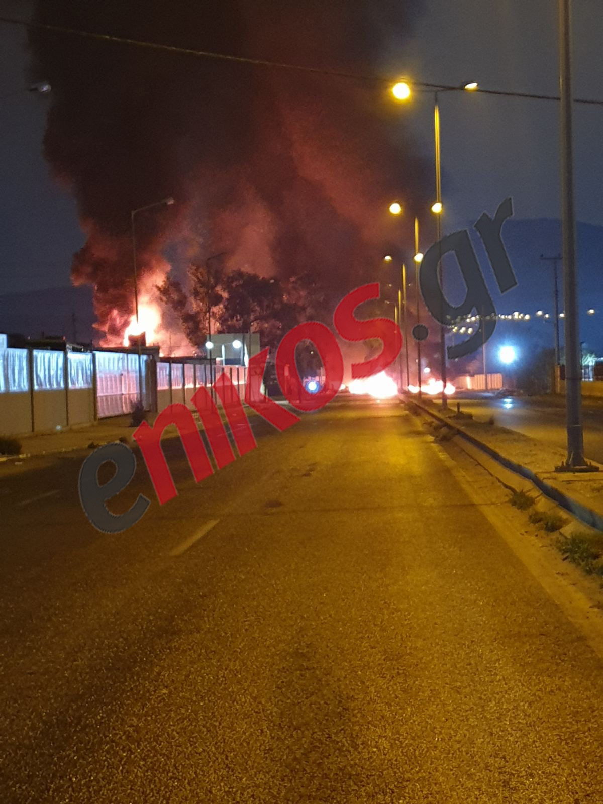 Ασπρόπυργος Φωτιά Ρομα