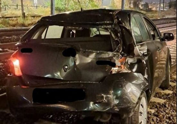 τροχαίο με τρένο στη Χαμοστέρνας