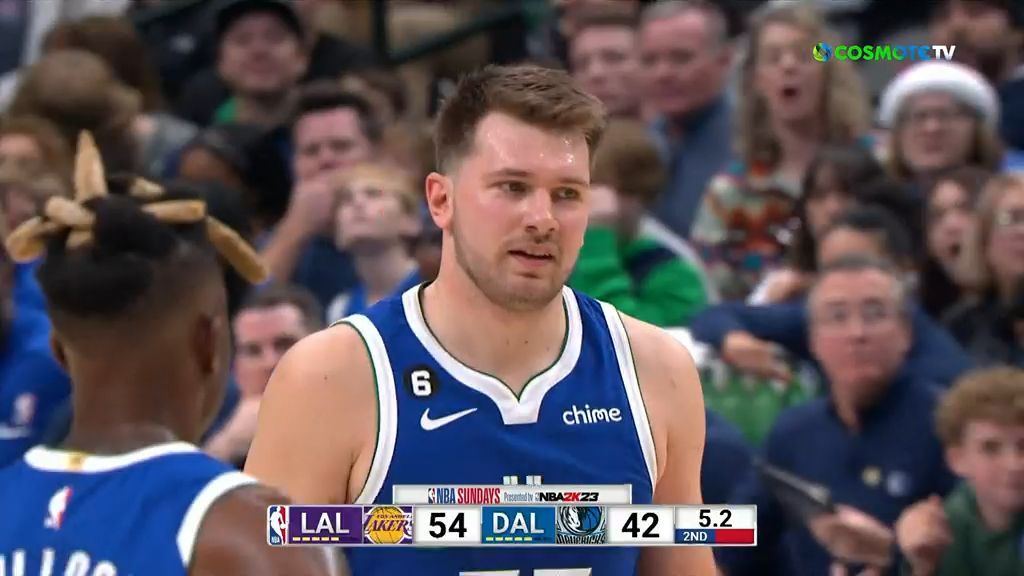 Ντάλας Μάβερικς-Λος Άντζελες Λέικερς 124-115: Νίκη-ανατροπή με «υπογραφή» Ντόντσιτς – ΒΙΝΤΕΟ