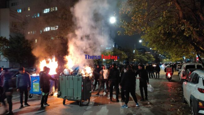 ένταση Θεσσαλονίκη