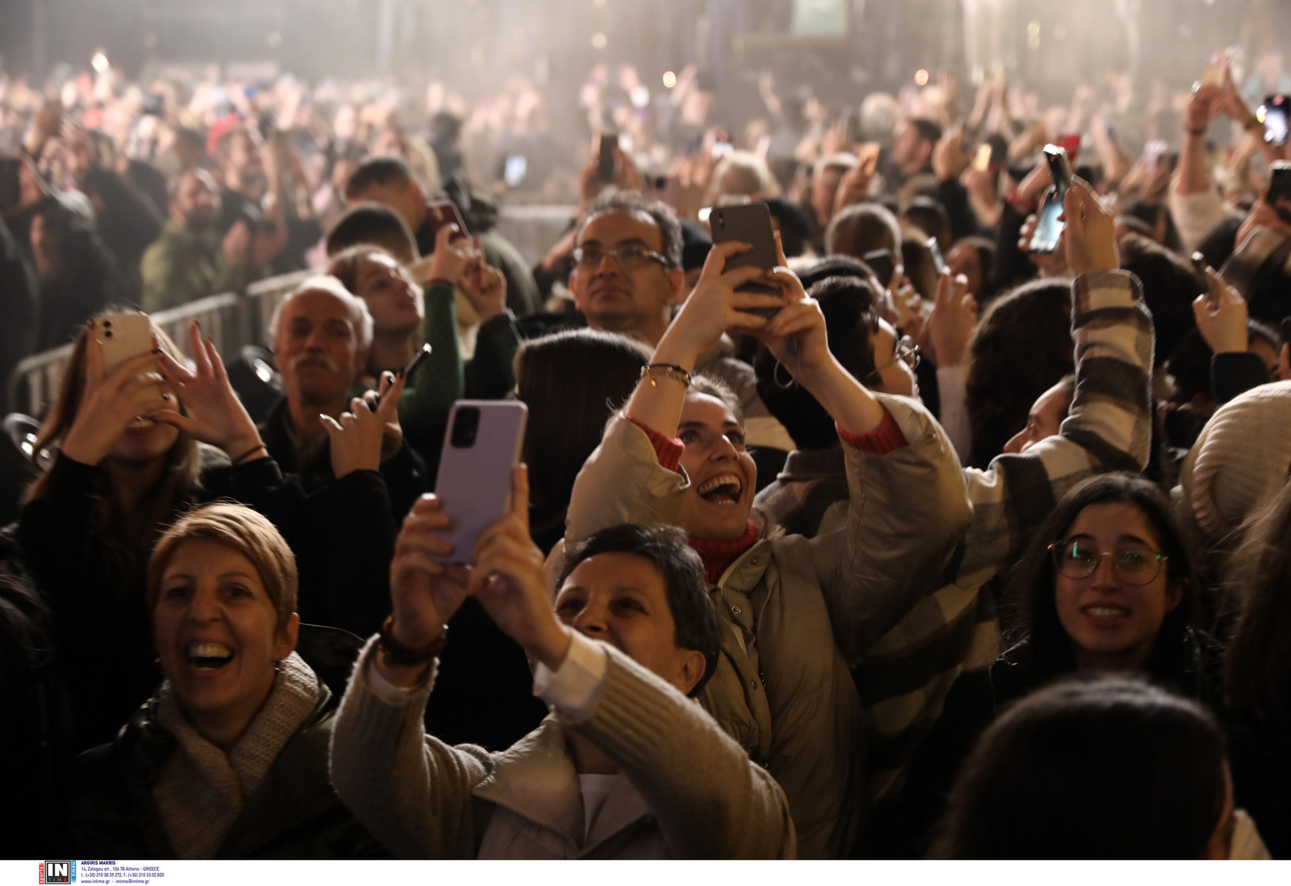Φωταγώγηση χριστουγεννιάτικου δέντρου Αθήνα