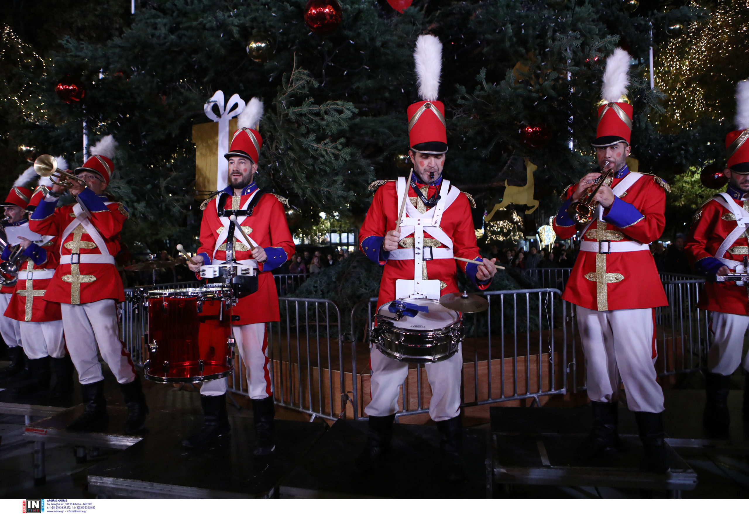 Φωταγώγηση χριστουγεννιάτικου δέντρου Αθήνα