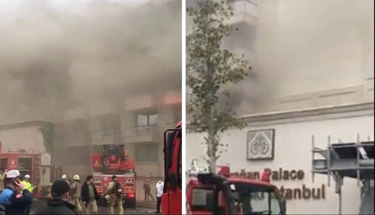 Τουρκία: Φωτιά σε πολυτελές ξενοδοχείο στο Βόσπορο