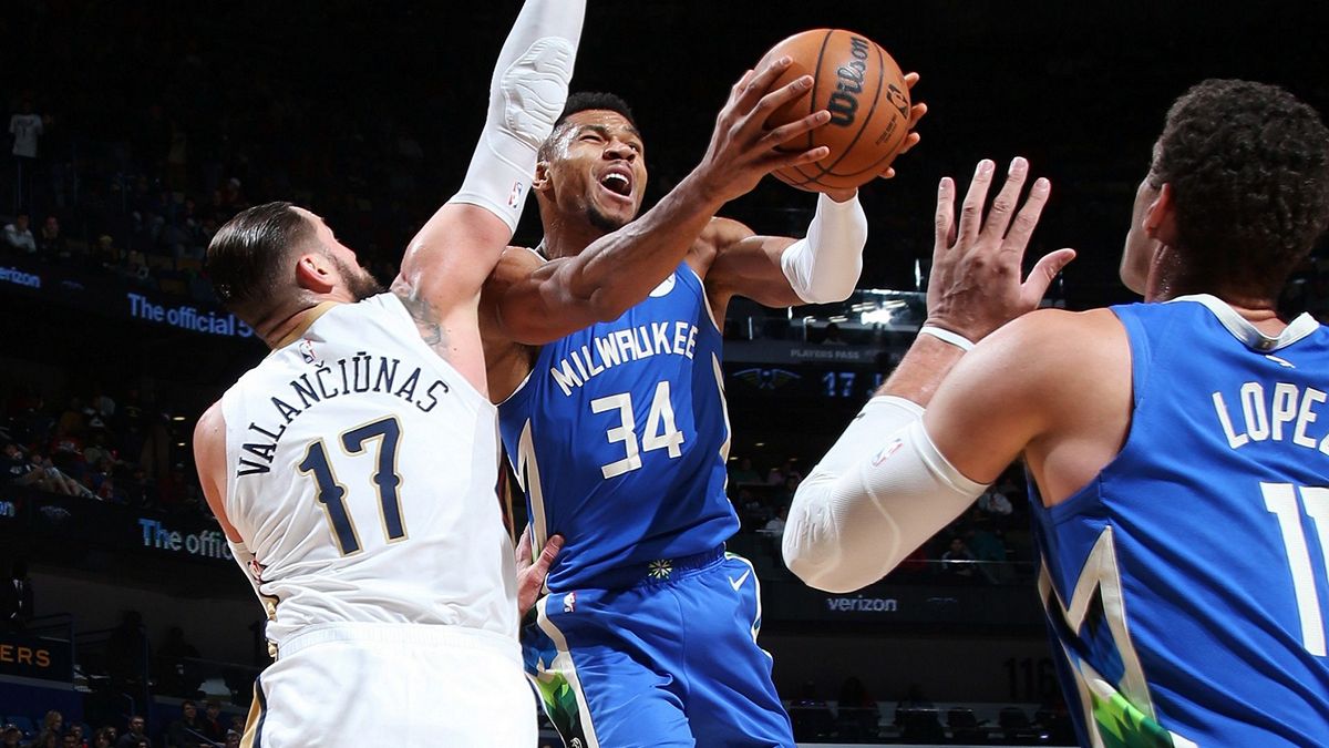 NBA: Νιου Όρλιανς Πέλικανς – Μιλγουόκι Μπακς 119-128 – Τα «ελάφια» πήραν το «διπλό» με σαρωτικό Αντετοκούνμπο