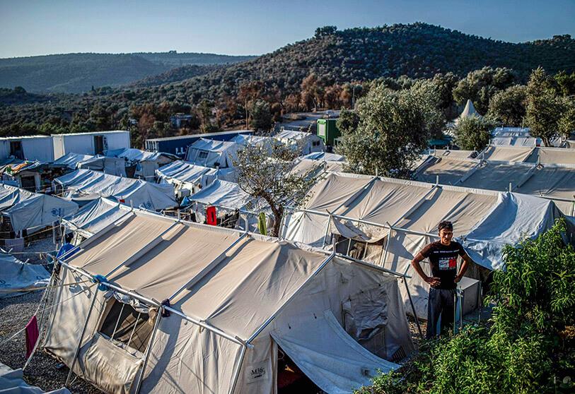 Λέσβος: Φωτιά στο ΚΥΤ του Καρά Τεπέ