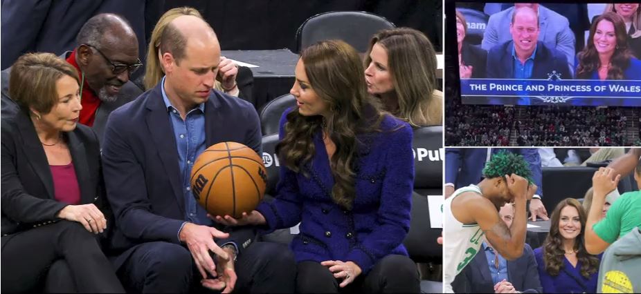 Σε αγώνα NBA ο πρίγκιπας Ουίλιαμ και η Κέιτ: Οι αποδοκιμασίες και τα… καλάθια