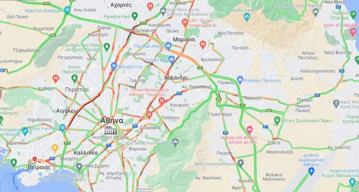 χάρτης κίνησης