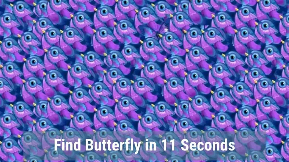 Οπτική ψευδαίσθηση: Μόνο 2 στους 10 ανθρώπους μπορούν να βρουν την πεταλούδα μέσα σε 11 δευτερόλεπτα