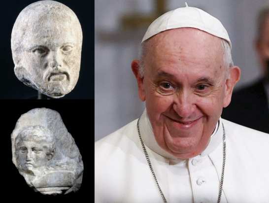 πάπας επιστρέφει θραύσματα Παρθενώνα