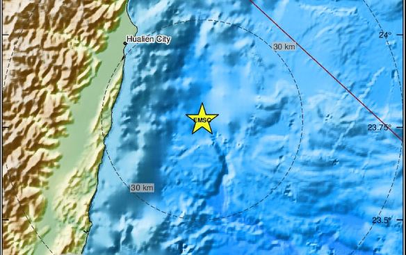 Σεισμός 6,2 βαθμών στην Ταϊβάν