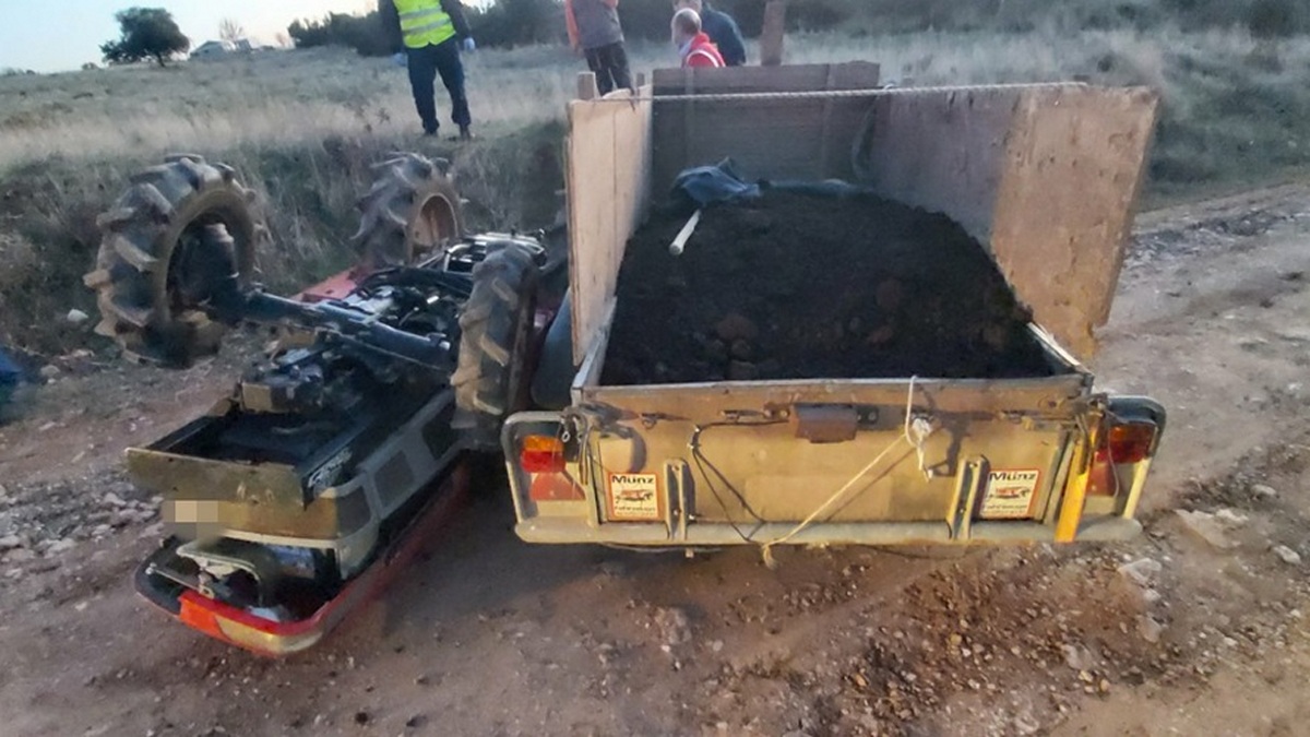 Τραγωδία στην Αλεξανδρούπολη: Ανατροπή τρακτέρ κοντά στην Χηλή – Νεκρός ο οδηγός του