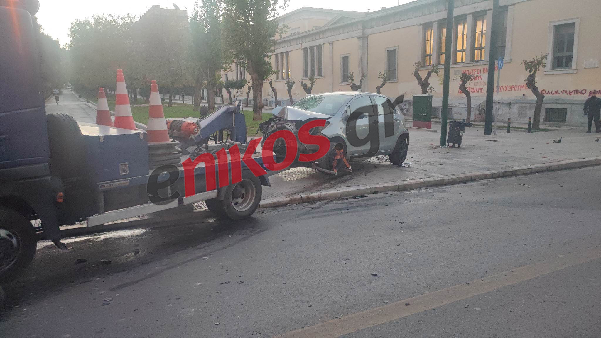 τροχαίο στο Πολυτεχνείο