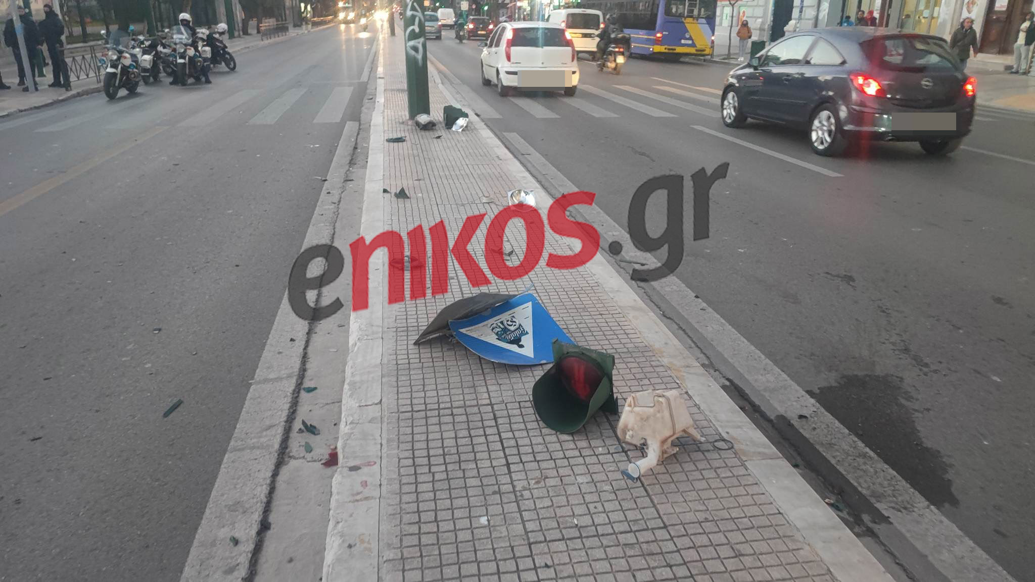 τροχαίο στο Πολυτεχνείο