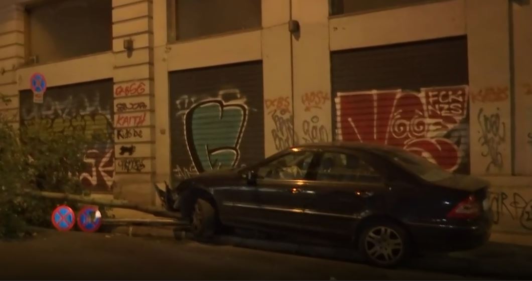 τροχαίο στο κέντρο της Αθήνας