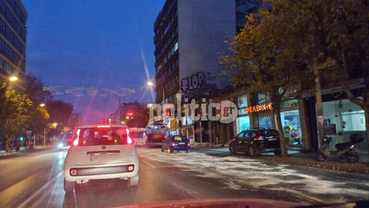 Τροχαίο στη Θεσσαλονίκη: Μεγάλο μποτιλιάρισμα στην Εγνατία  – Γέμισε λάδια ο δρόμος