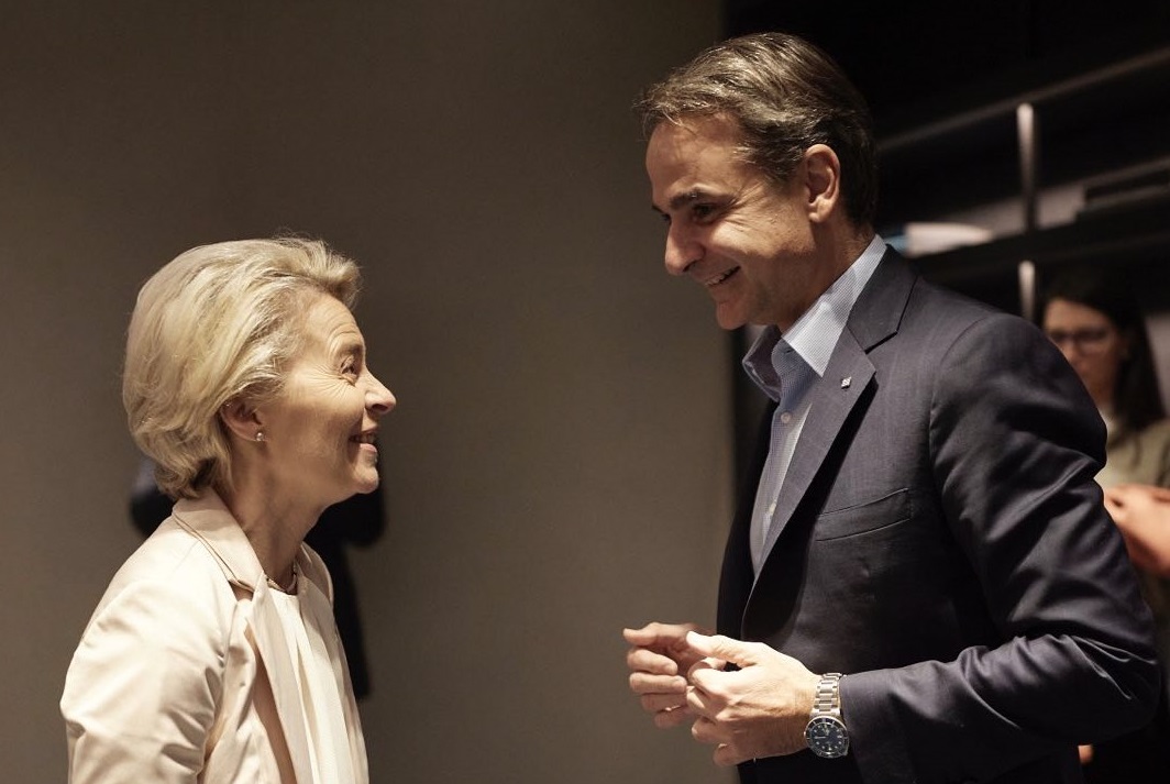 Ούρσουλα Φον Ντερ Λάιεν Κυριάκος Μητσοτάκης